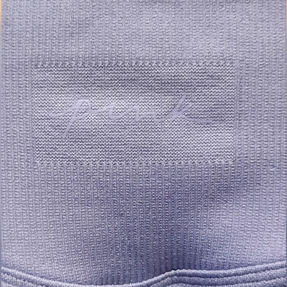 NWT! PINK Active Seamless High Waist Blue/Gray Leggings size 7/8 - Picture 7 of 12